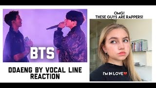 BTS quotDdaeng by vocal linequot reaction its insane [upl. by Rebecca]