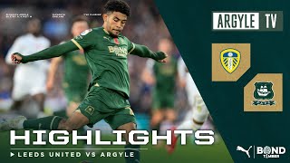 Leeds United v Plymouth Argyle highlights [upl. by Ydnem]