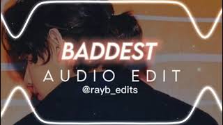 Baddest  Chris Brown Edit Audio [upl. by Ille731]