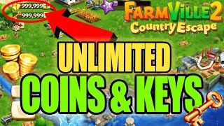 FarmVille 2 Country Escape Cheat  Get Unlimited Free Coins amp Keys [upl. by Nnylak]