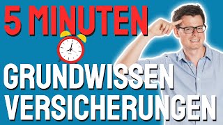 In 5 Minuten mehr über Versicherungen lernen als in 10 Jahren Schule  Grundwissen Versicherungen [upl. by Alicirp]