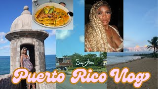 Puerto Rico Vlog pt 1 Old San Juan Birthday Dinner Beach Castillo San Felipe del Morro [upl. by Wisnicki788]