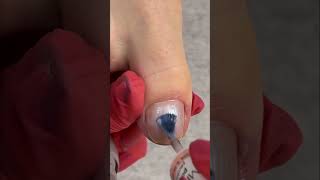 I used the nail polishes Polar Coconut milk and France pedicure nails asmr fyp [upl. by Schwing]