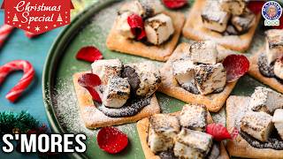 Smores Easy Dessert Recipe  Quick amp Easy Christmas S’mores At Home  Chef Varun [upl. by Yttam852]