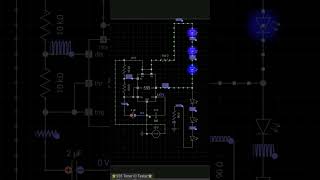 Led flip flop circuit 555 ic [upl. by Lirret]