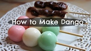 How to Make Dango  Andango amp Hanami Recipe [upl. by Cousins]