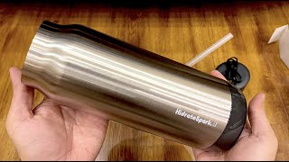 Unboxing Hidrate Spark Pro Steel  Smart Water Bottle SilentASMR [upl. by Yehsa]