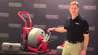 How To Use The RIDGID® K6200 Drain Cleaning Machine [upl. by Tadd]