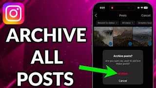 How To Archive All Posts On Instagram At Once [upl. by Niltiac]