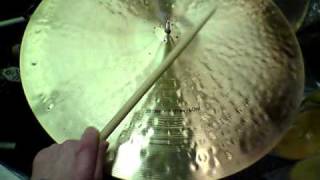 SOLD Zildjian K Constantinople 22quot Medium Thin Low Ride Cymbal  2477 grams [upl. by Demmer]