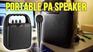 ARCHEER Portable PA Speaker System Review [upl. by Iggie]