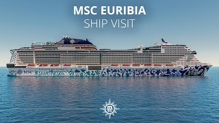 MSC EURIBIA  SHIP VISIT [upl. by Airdnua]