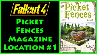 Fallout 4  Picket Fences  Beantown Brewery  4K Ultra HD [upl. by Ahsiak]