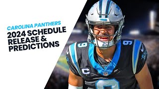 Carolina Panthers 2024 Schedule Release Live Reaction amp Prediction [upl. by Enaile727]