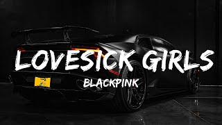 BLACKPINK  Lovesick Girls KaraokeInstrumental  Music Ariyah [upl. by Adnwahsal11]