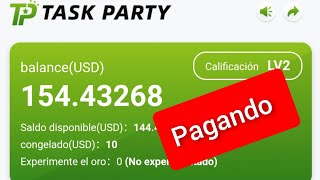 task Party pagando sin problema 🤯🤯🚀🚀🥳🥳😱😱😱😱😃😃😆😆😁😁😁 [upl. by Kenway]