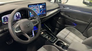 New VW GOLF 8 FACELIFT 2024  INTERIOR details amp new 129inch TOUCHSCREEN GTE [upl. by Gill791]