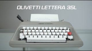 the Olivetti Lettera 35l [upl. by Selimah]