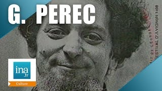 Georges Perec quotLaugmentationquot en Avignon  Archive INA [upl. by Rosel144]