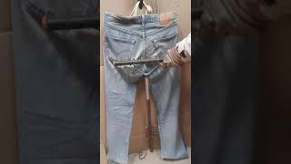 Rip and Destroy Old Levis Jeans 024 [upl. by Purington]