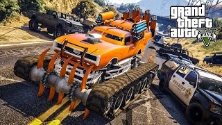 WEIRD VEHICLE IN GTA 5 DUKE WARMACHINE [upl. by Ahsekad]