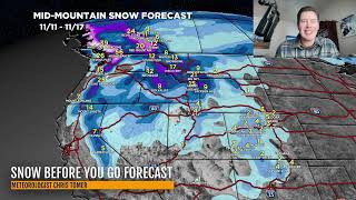 Snow Forecast for MidNovember [upl. by Yortal]