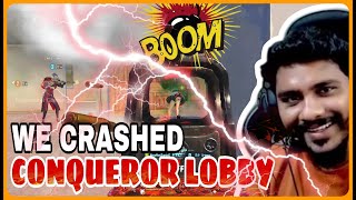 WE CRASHED THE CONQUEROR LOBBY💥 [upl. by Leff]