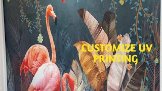 How to install Customize UV Printing Wallpaper [upl. by Lawley757]