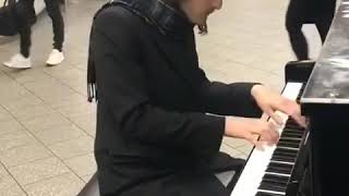 Efraim Markowitz playing Pirates of the Caribbean’s in Kings Cross train station [upl. by Severin]