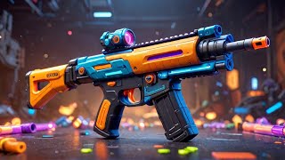 New Nerf Rifles That Shoot Bullets  Nerf Toy Guns nerfgun pubg valorant nerf airsoft [upl. by Tedd]