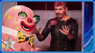 Mr Blobby SLIMES Simon Cowell  Auditions  BGT 2023 [upl. by Kciregor]