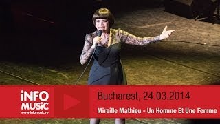 Mireille Mathieu  Un Homme Et Une Femme LIVE 2014 [upl. by Snyder]