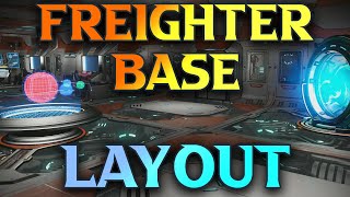 Functional No Mans Sky Freighter Base Building Layout Tutorial 2022 [upl. by Aihsemot]