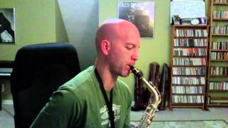 Creston Sonata for Eb Alto Saxophone and Piano first movement [upl. by Arbe]