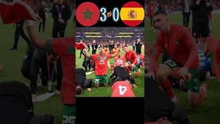 Morocco vs Spain🥶 FIFA world Cup 2022shorts youtubeshorts [upl. by Edra]