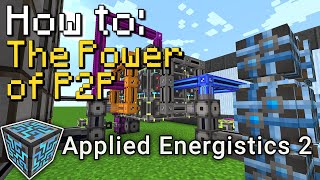 How to Applied Energistics 2  P2P Tunnels Minecraft 1192 [upl. by Murton]