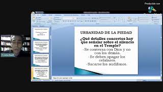 Charla LA URBANIDAD EN LA PIEDAD  P Carlos Rosell Santuario de la Divina Misericordia 070921 [upl. by Allianora]