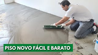 ESSE MÉTODO BARATO E SIMPLES DE NIVELAR O PISO POUCAS PESSOAS SABEM [upl. by Alema107]