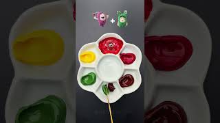 Guess the mixed color colormixing oddlysatisfying paintmixing satisfyingcolormixing [upl. by Zielsdorf]