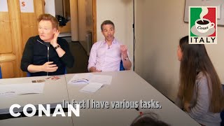 Conan amp Jordans Italian Language Lesson  CONAN on TBS [upl. by Faber197]