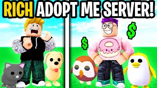 LankyBox 10000 vs 100 RICH SERVER In Roblox Adopt Me LEGENDARY PET TRADES [upl. by Tallula]