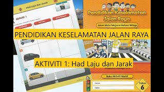 BAHASA MELAYU PKJR Tahun 6  Aktiviti 1 Had Laju dan Jarak [upl. by Eidarb999]