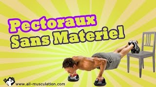 Top5 des exercices de Pectoraux sans Matériel  Muscler les pectoraux avec All musculation [upl. by Zorana623]