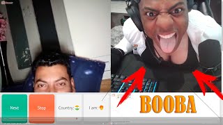 IshowSpeed Trolling in OMEGLE [upl. by Suedama]