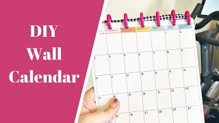 DIY Wall Calendar [upl. by Eiznikcm699]