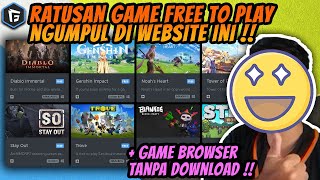 Website Gratis  Game Free to Play Semua Isinya  Bahkan Sama Game Browser Gabut PC Tanpa Download [upl. by Ayotel]