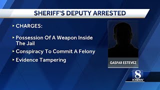 Monterey County deputy arrested for conspiring with inmate [upl. by Seadon]