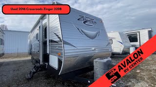 USED 2016 Crossroads Zinger 32DB Travel Trailer Walk Through [upl. by Tomasine]