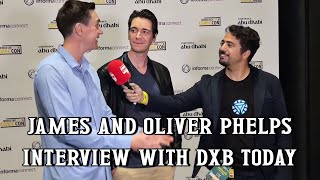 James and Oliver Phelps interview with Dxb Today [upl. by Lleynad524]