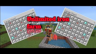 Iron farm for Minecraft bedrok edition [upl. by Kaliope]